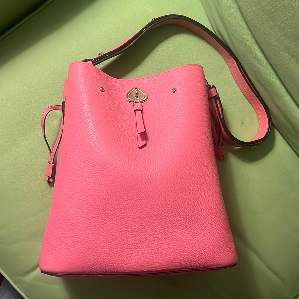 Kate Spade Marti Large Bucket Bag Garden Pink